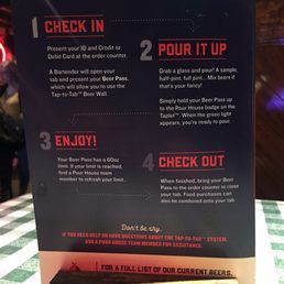 The poor your own beer menu. The poor your own beer menu.