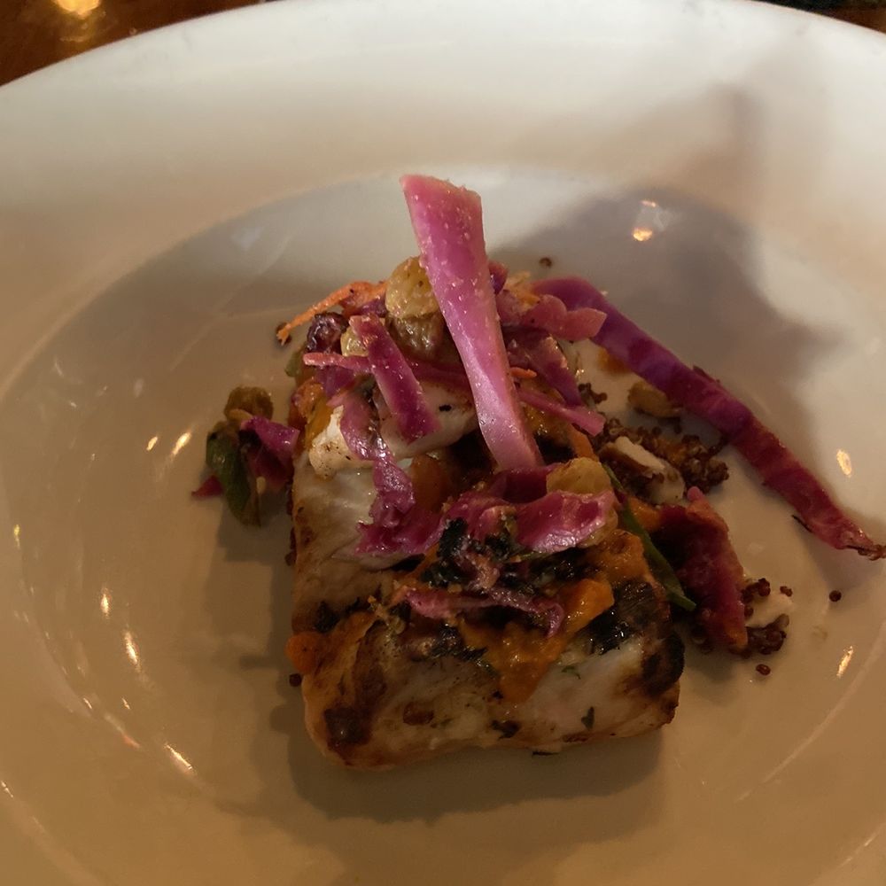 Table 50 - Mahi mahi mojo style - New American Near Me - Roanoke, Virginia Table 50 - Mahi mahi mojo style - New American Near Me - Roanoke, Virginia