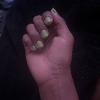 Venus Nails & Spa - the manicure i received - Nail Salons Near Me - Fresno, California