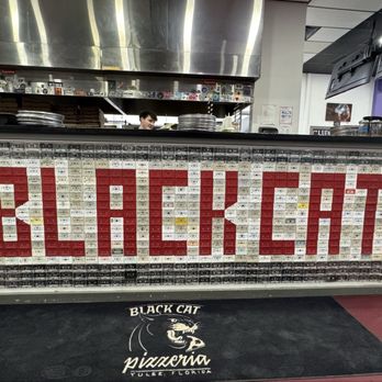 Black Cat Pizzeria - Made completely out of old music cassettes. - Pizza Near Me - Yulee, Florida