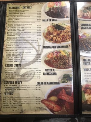 Menu photo 2 La Cabana Saint Paul, MN