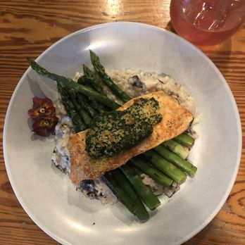 The Basics - Salmon with pesto was amazing! - Southern Near Me - Wilmington, North Carolina The Basics - Salmon with pesto was amazing! - Southern Near Me - Wilmington, North Carolina