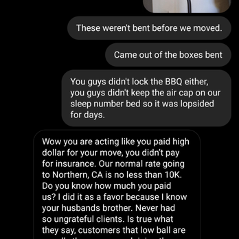 Ultimate Express Moving & Storage - I have damaged and missing items, this is their response. I DO NOT recommend working with this company. - Movers Near Me - San Fernando, California Ultimate Express Moving & Storage - I have damaged and missing items, this is their response. I DO NOT recommend working with this company. - Movers Near Me - San Fernando, California