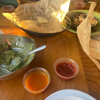 Cocina Madrigal - Chips, salsa, guacamole and Oaxaca fundido. - Tacos Near Me - Phoenix, Arizona