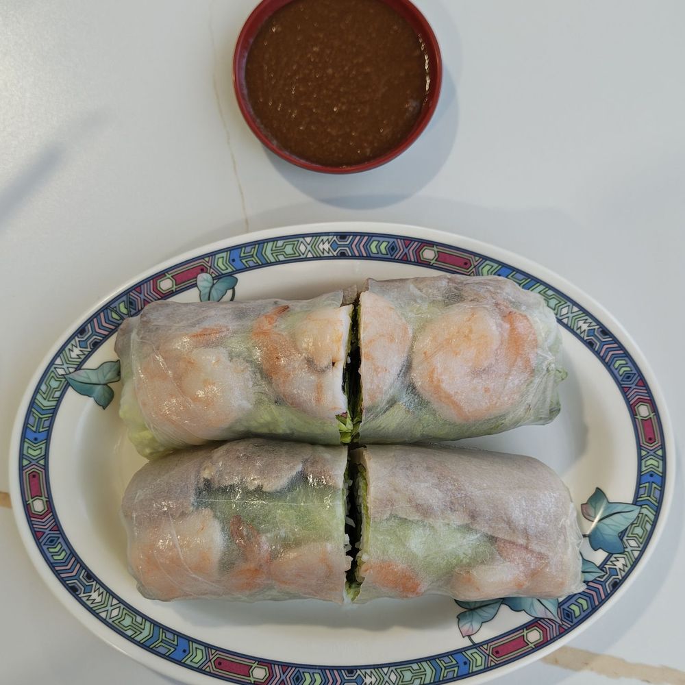 PHOnomenal - Shrimp & Pork Spring Rolls with peanut sauce - Noodles Near Me - National City, California PHOnomenal - Shrimp & Pork Spring Rolls with peanut sauce - Noodles Near Me - National City, California