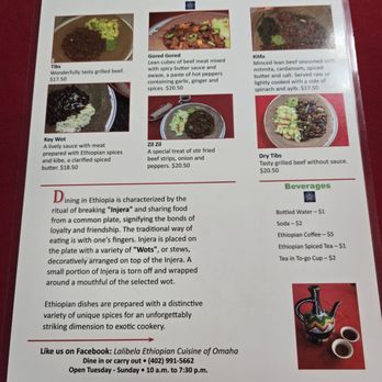 Lalibela Ethiopian Restaurant - Menu - Ethiopian Near Me - Omaha, Nebraska Lalibela Ethiopian Restaurant - Menu - Ethiopian Near Me - Omaha, Nebraska