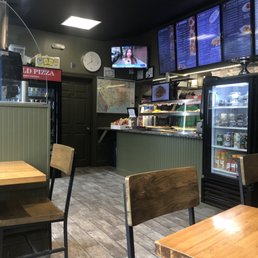 the inside of a restaurant