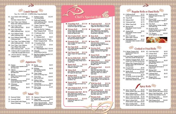 Menu photo 1 Tokyo Sushi Sparta, NJ