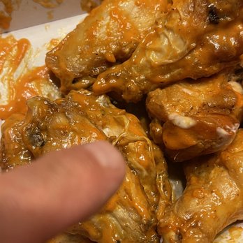 Buffalo Wild Wings - 1/3 of the Wings had feathers and the manager explains this shows they were fresh wings...... - Chicken Wings Near Me - Lehi, Utah Buffalo Wild Wings - 1/3 of the Wings had feathers and the manager explains this shows they were fresh wings...... - Chicken Wings Near Me - Lehi, Utah
