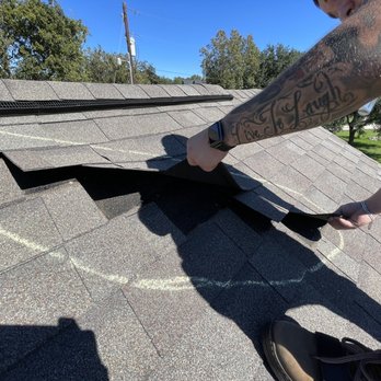 Divin Roofing and Remodeling - Roof wind damage that others didn't seem to find but CALVIN DID !!! - Roofing Near Me Divin Roofing and Remodeling - Roof wind damage that others didn't seem to find but CALVIN DID !!! - Roofing Near Me