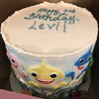 Le Cupcake Shoppe - a baby shark birthday cake - Desserts Near Me - Pittsburgh, Pennsylvania