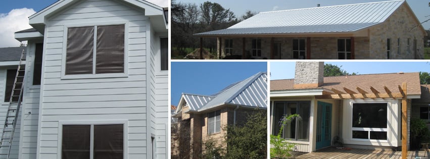 Slide of Travis Roofing Austin