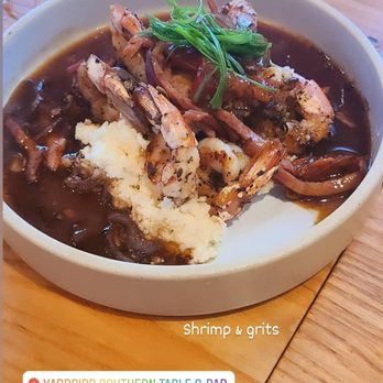 Yardbird Table & Bar - Shrimp & grits - Southern Near Me - Miami Beach, Florida