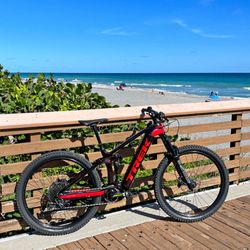 Bikes Palm Beach - Test ride an eMTB at Bikes Palm Beach today like this Trek Rail 9.8 GX eMTB.