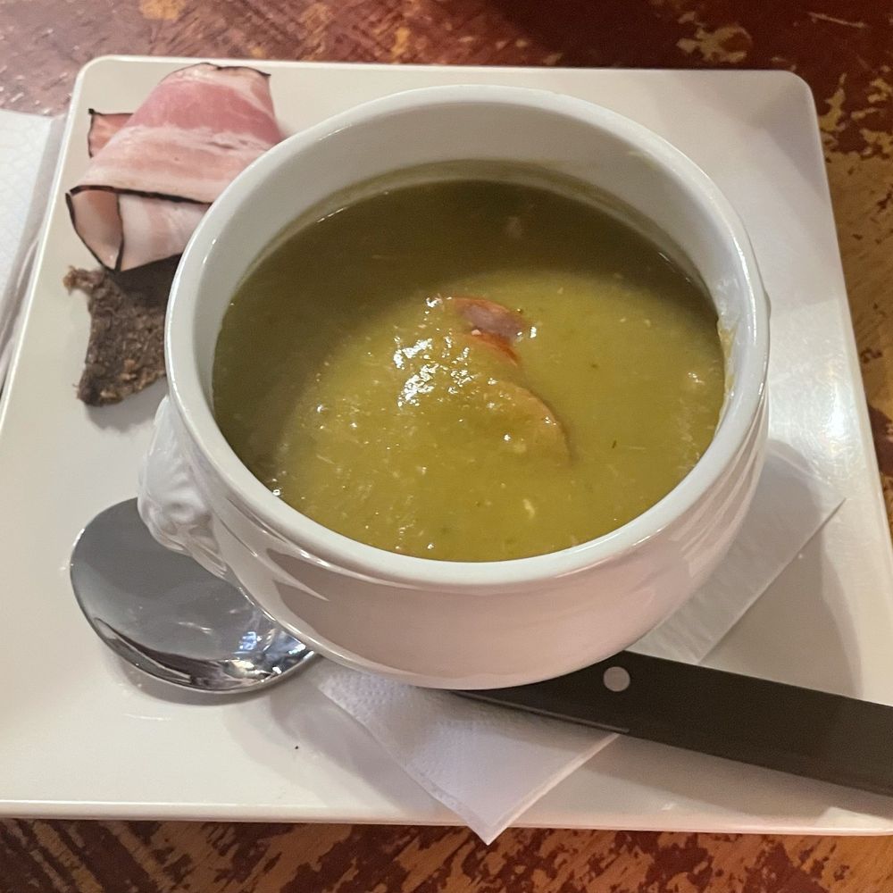 The Pantry - Pea soup with Bacon - Modern European Near Me - Amsterdam, New Hampshire The Pantry - Pea soup with Bacon - Modern European Near Me - Amsterdam, New Hampshire