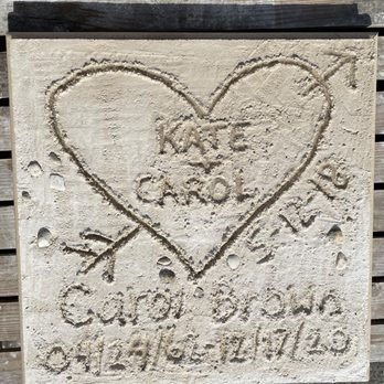 Artistic Statuary - Memorial plaque for Carol Brown - Home & Garden Near Me - Pompano Beach, Florida Artistic Statuary - Memorial plaque for Carol Brown - Home & Garden Near Me - Pompano Beach, Florida