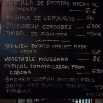 Carmela - Daily specials - Spanish Near Me - Granada, GR