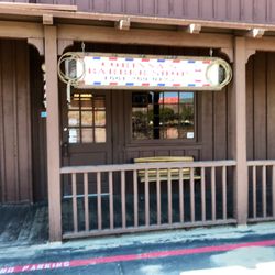 Corinna's Barbershop - Front of Corinna's barbershop in Acton