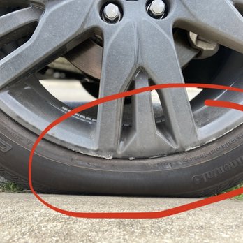 Wheel Medics - Damage from hitting a curb. - Wheel & Rim Repair Near Me Wheel Medics - Damage from hitting a curb. - Wheel & Rim Repair Near Me