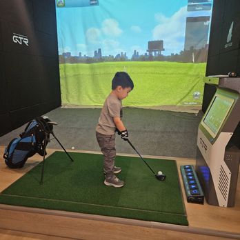 Golf Plus - Son playing and having a blast - Golf Lessons Near Me - La Mirada, California
