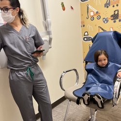 Sunny Kids Dental - Mr Luis.  Mia's favorite person to take care of her
