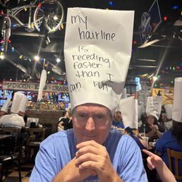 Everyone gets an insulting hat.