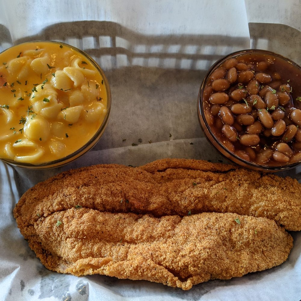 The Corner Restaurant - Fish Meal - all bland. Pretty sure the pork and beans were from a can. - Jazz & Blues Near Me - Kansas City, Missouri The Corner Restaurant - Fish Meal - all bland. Pretty sure the pork and beans were from a can. - Jazz & Blues Near Me - Kansas City, Missouri