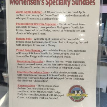 Mortensen Dairy Ice Cream - Ice Cream & Frozen Yogurt Near Me - Newington, Connecticut