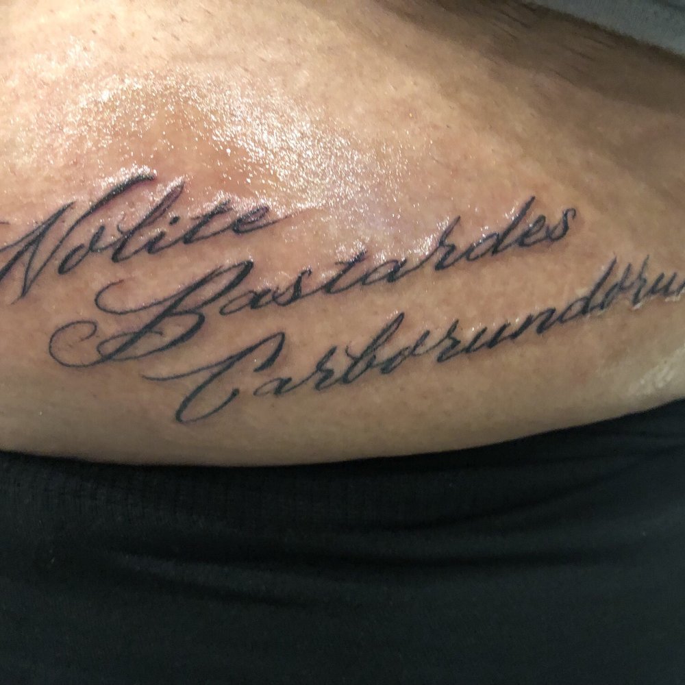 On hip-tattoo done by Kory
