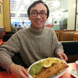 Haddock and chips $13 with mushy peas $extra Haddock and chips $13 with mushy peas $extra