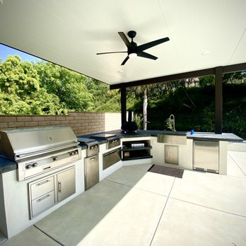 Sunset Outdoor Creations - BBQ, Pizza Oven, Stoves, Power Burner, Sink, Trash, Freezer and Drawers. - General Contractors Near Me - Corona, California Sunset Outdoor Creations - BBQ, Pizza Oven, Stoves, Power Burner, Sink, Trash, Freezer and Drawers. - General Contractors Near Me - Corona, California