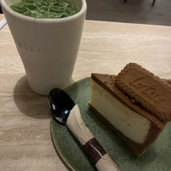 Hinar - Biscoff Cheesecake and matcha - Cafes Near Me - San Diego, California