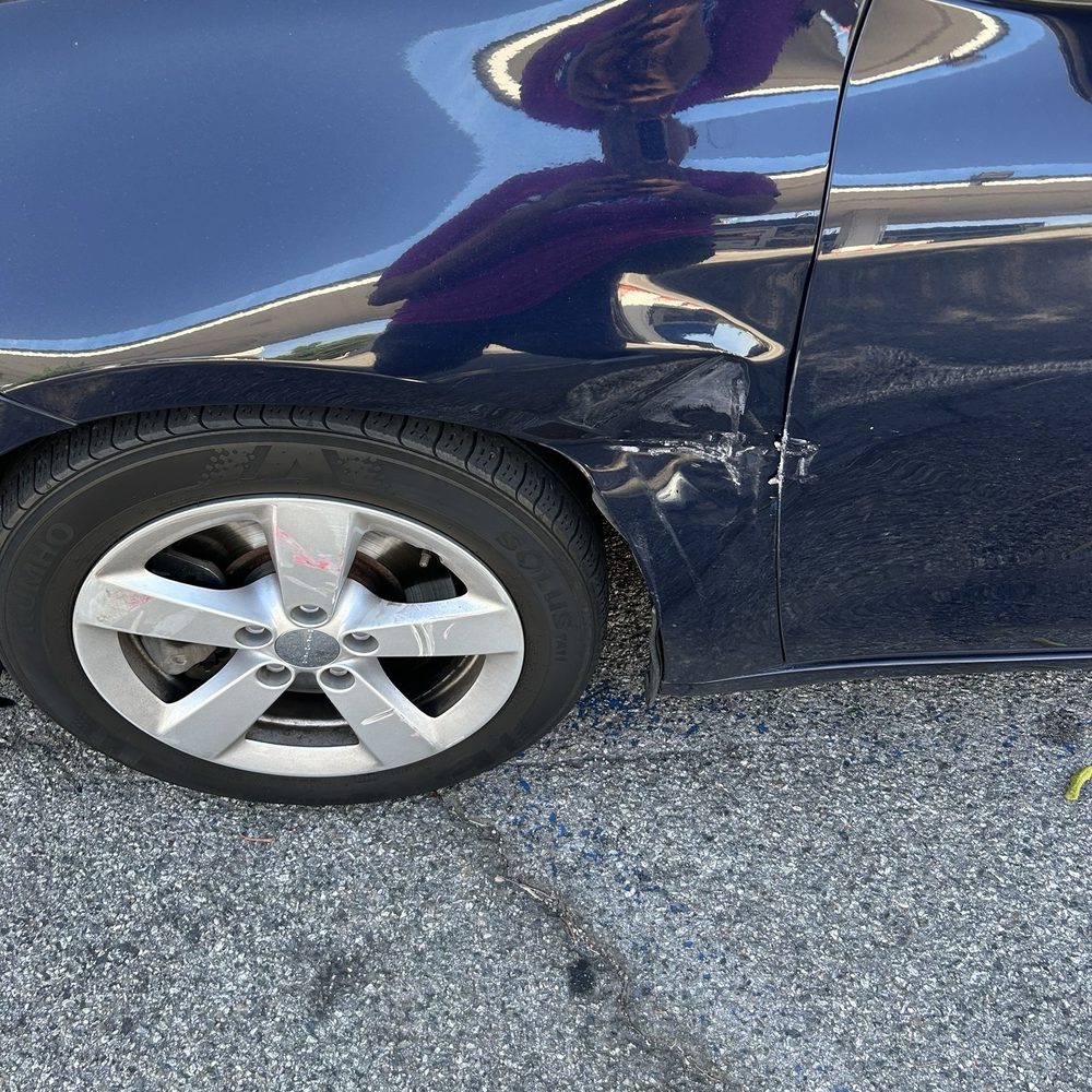 Fix Auto Downtown El Monte - Picture of the damage to my driver side quarter panel - Body Shops Near Me - El Monte, California Fix Auto Downtown El Monte - Picture of the damage to my driver side quarter panel - Body Shops Near Me - El Monte, California