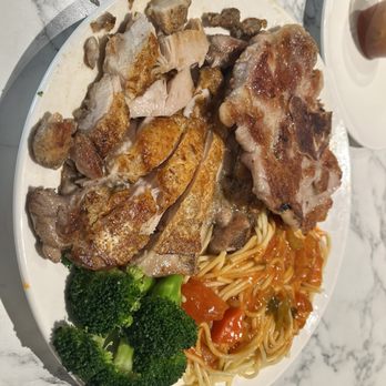 TD Cafe - Lunch special - chicken steak and pork chop ($13.95) - Cantonese Near Me - El Monte, California TD Cafe - Lunch special - chicken steak and pork chop ($13.95) - Cantonese Near Me - El Monte, California