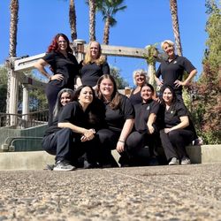 National Holistic Institute - Modesto - We were 8 ladies plus Kristine! All moving on to the advanced program!
