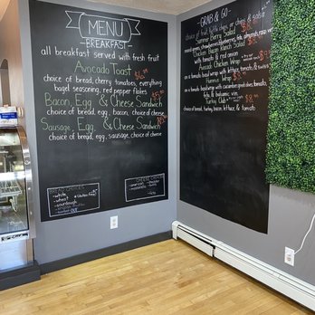 The Daily Grind - a chalkboard with a menu on it - Coffee & Tea Near Me - Eagle River, Wisconsin