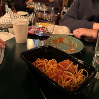 Cafe Veloce - Ate everything before we could take a pic. This is my daughters spaghetti & homemade meatballs. - Italian Near Me - Kirkland, Washington Cafe Veloce - Ate everything before we could take a pic. This is my daughters spaghetti & homemade meatballs. - Italian Near Me - Kirkland, Washington