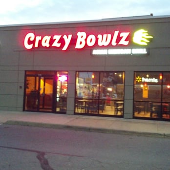Crazy Bowlz - Front exterior view at night. - Mexican Near Me - Kingston, New York Crazy Bowlz - Front exterior view at night. - Mexican Near Me - Kingston, New York
