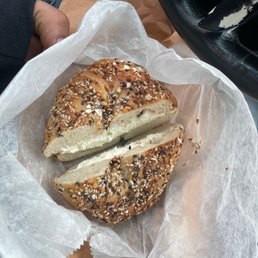 Everything bagel looks good! Everything bagel looks good!