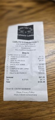 Carlito's Cuban Food by null