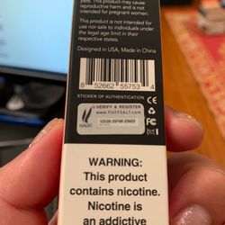 Kings Smoke Shop - This is the authentication code we used on the Puff Bar website and found out the one we purchased here was fake!