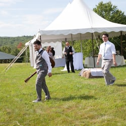 Rustic Ridge View Farm - The cocktail hour tent