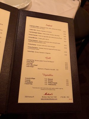 Menu photo 8 Michael's Brooklyn, NY