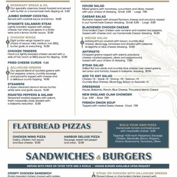 Gillhouse - Menu - Bars Near Me - Henderson Harbor, New York Gillhouse - Menu - Bars Near Me - Henderson Harbor, New York