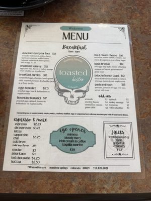 Menu photo 4 Toasted Manitou Springs, CO Menu photo 4 Toasted Manitou Springs, CO