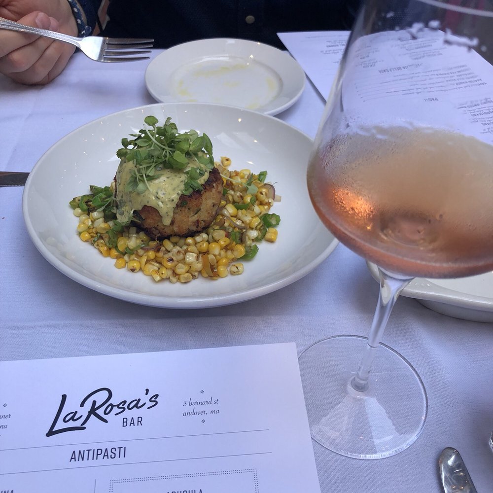LaRosa's - The best crab cake with a glass of rosé - Italian Near Me - Andover, Massachusetts LaRosa's - The best crab cake with a glass of rosé - Italian Near Me - Andover, Massachusetts