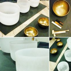 Ohana Yoga - The vibrations of Tibetan singing bowls are used in yoga nidra meditation and yoga nada classes at Ohana