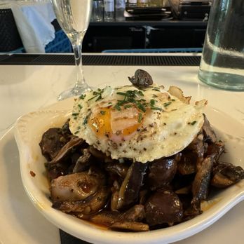 Josie’s Table - Roasted mushrooms with Calabrian chilis, shallots, garlic, pecorino. - New American Near Me - Albany, New York Josie’s Table - Roasted mushrooms with Calabrian chilis, shallots, garlic, pecorino. - New American Near Me - Albany, New York