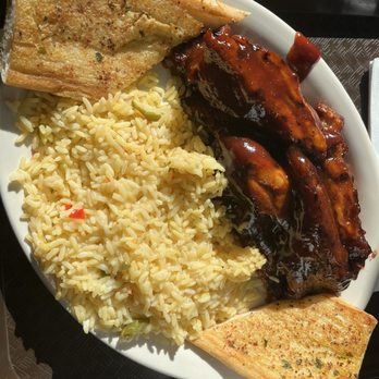 Charcoal Flame Grill - Rib tips with double rice. Garlic bread. - Greek Near Me - Morton Grove, Illinois Charcoal Flame Grill - Rib tips with double rice. Garlic bread. - Greek Near Me - Morton Grove, Illinois