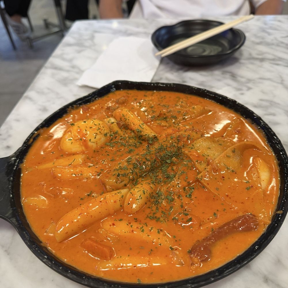 Halgatteok & Twozone Chicken - Rose Tteokbokki - Korean Near Me - Buena Park, California